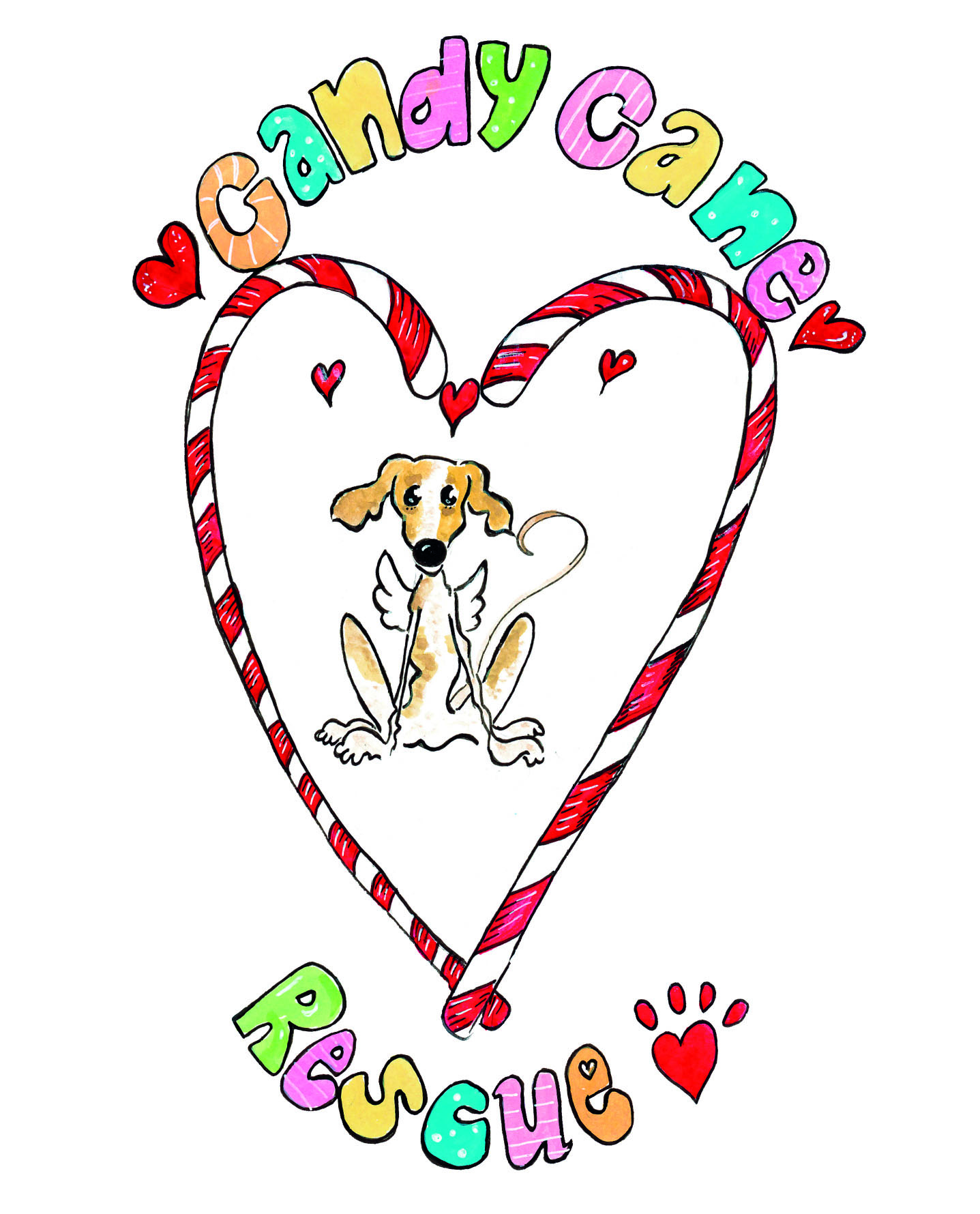 Candy Cane Rescue Greyhound Protection UK